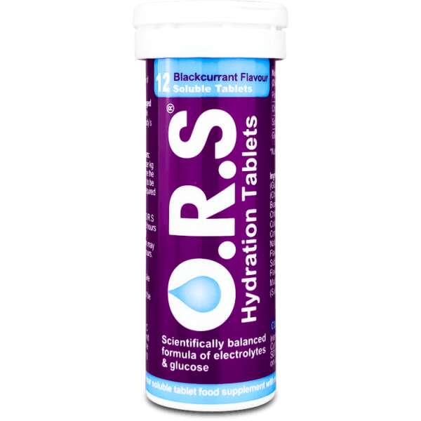 O.R.S. Hydration Blackcurrant 12 Tablets