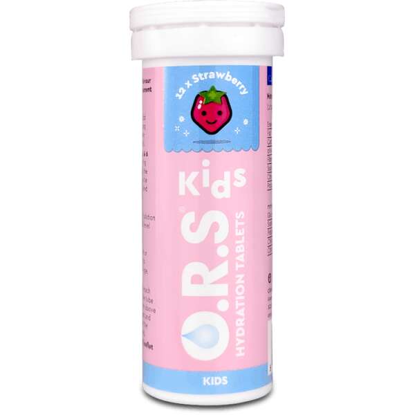 O.R.S. Hydration Strawberry for Kids 12 Tablets