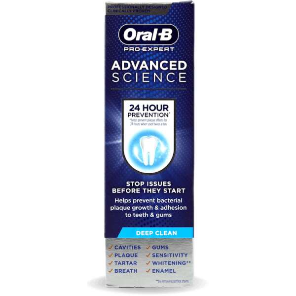 Oral B Advanced Science Deep Clean Toothpaste 75ml