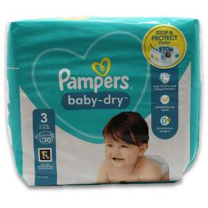 Pampers Baby Dry Nappies Size 3 30 Pack