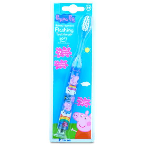 Peppa Pig Flashing Soft Toothbrush 3+