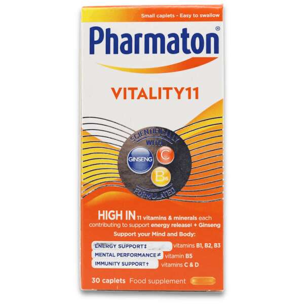 Pharmaton Vitality11 Multivitamin 30 Caplets