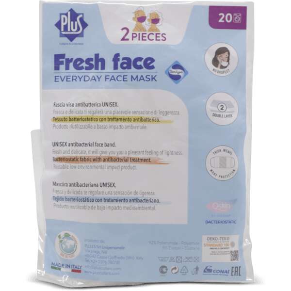 Plus Fresh Face Everyday Facemask 2 Pack