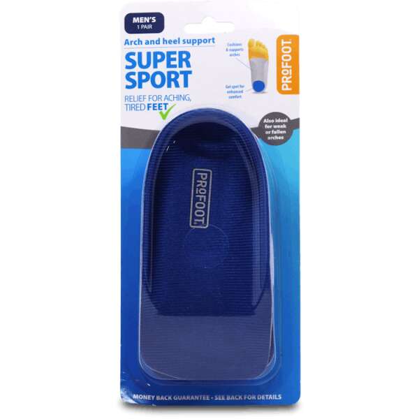 Profoot Mens Super Sport Arch Support 1 Pair