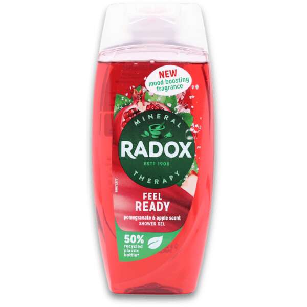 Radox Feel Ready Shower Gel Pomegranate & Apple Scent 225ml