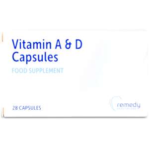 Remedy Healthcare Vitamin A& D 28 Capsules