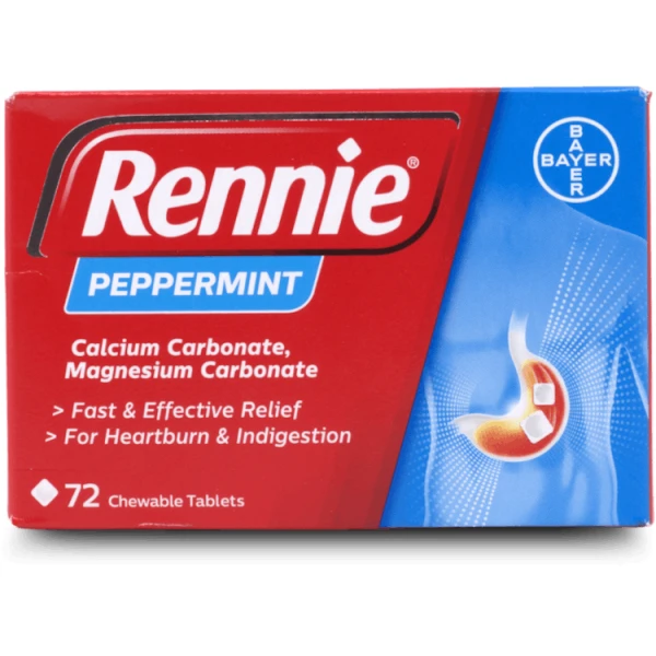 Rennie Peppermint 72 Pack