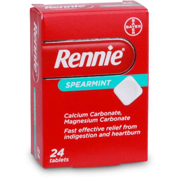 Rennie Spearmint 24 Tablets