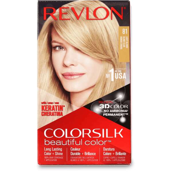 Revlon Colorsilk Permanent Hair Colour 81 Light Blonde