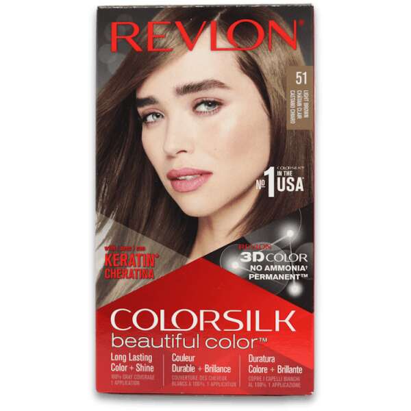 Revlon Colorsilk Permanent Hair Colour 51 Light Brown