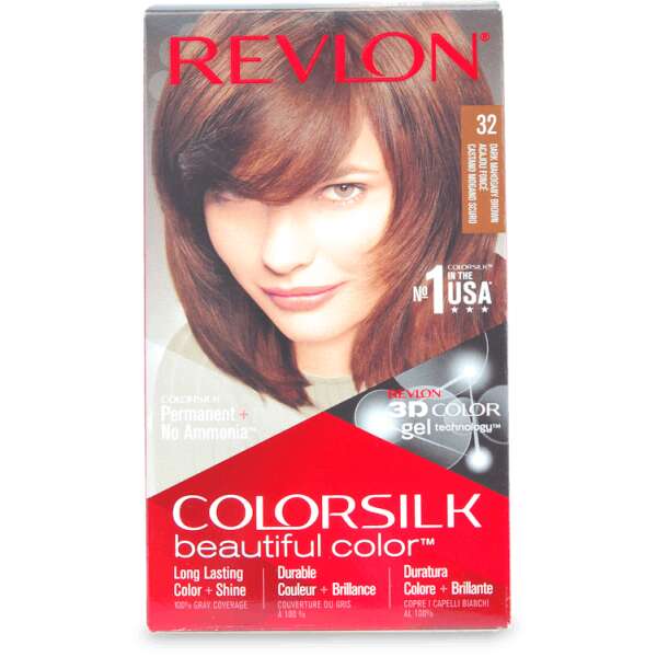 Revlon Colorsilk Permanent Hair Colour 32 Dark Mahogany Brown