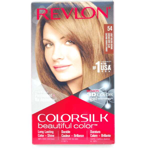 Revlon Colorsilk Permanent Hair Colour 54 Light Golden Brown