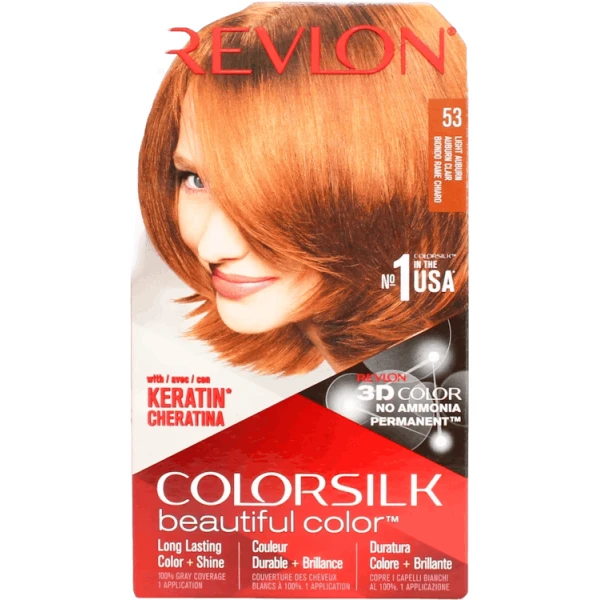 Revlon Colorsilk Permanent Hair Colour 53 Light Auburn