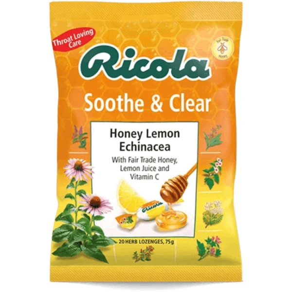 Ricola Honey Lemon & Echinacea 75g