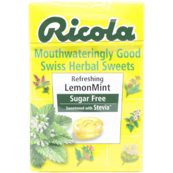 Ricola Lemon Mint Sugar Free Lozenges 45g