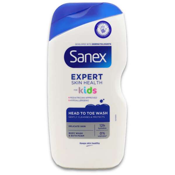 Sanex Dermo Kids Bodywash & Foam Bath 450ml