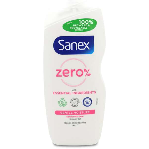 Sanex Zero Sensitive Skin Shower Gel 225ml