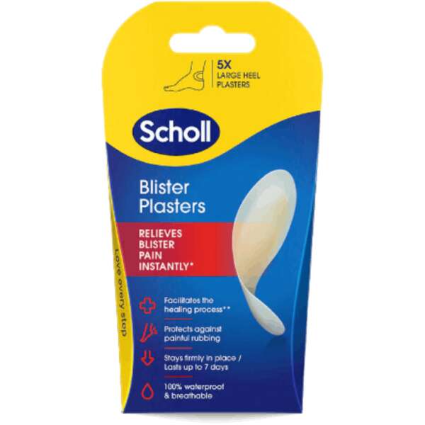 Scholl Blister Plaster 5 x Large Heel Plasters