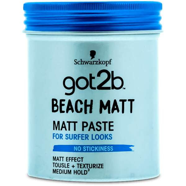 Schwarzkopf Got2Be Beach Matt Paste 100ml