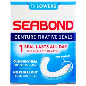 Seabond Denture Fixative Seals 15 Lowers