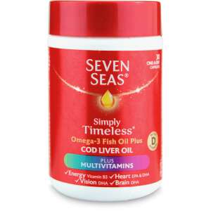 Seven Seas One-A-Day Cod Liver Oil Plus Multivitamins 30 Capsules