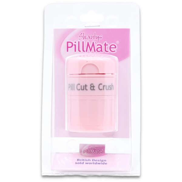 Shantys Pillmate Pill Cut & Crush Container Assorted Colours