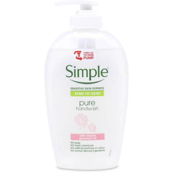 Simple Pure Geranium Hand Wash 250ml