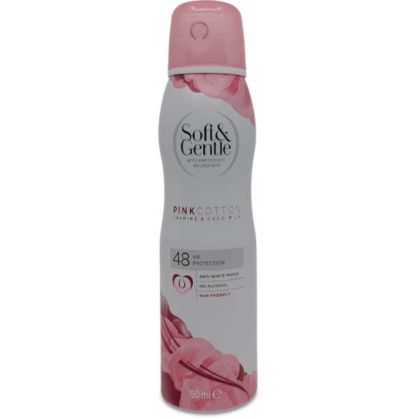 Soft & Gentle Pink Cotton Jasmine And Coco Milk 150ml