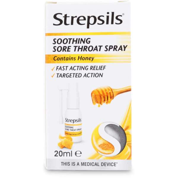 Strepsils Honey Soothing Throat Spray 20ml