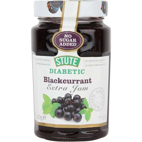 Stute Diabetic Jam Blackcurrant 430g