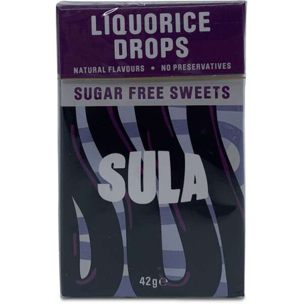 Sula Liquorice Sugar Free Sweets 42g