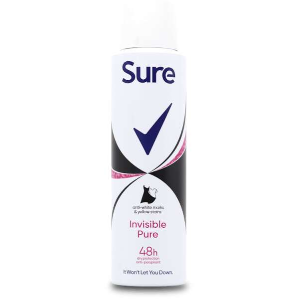 Sure Invisible Pure 48 Hour Anti-Perspirant 150ml