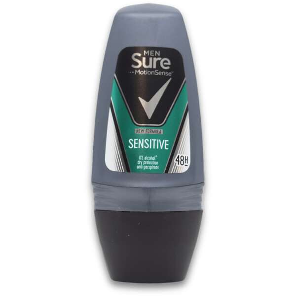 Sure Men Sensitive 48 Hour Roll-On Anti-Perspirant 50ml