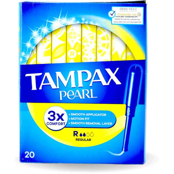 Tampax Pearl Regular Tampons 20 pack