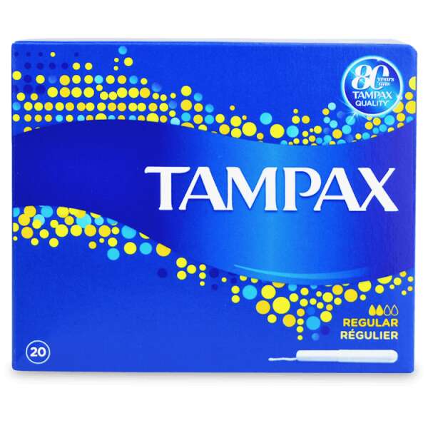 Tampax Regular Tampons with Applicator 20 Pack