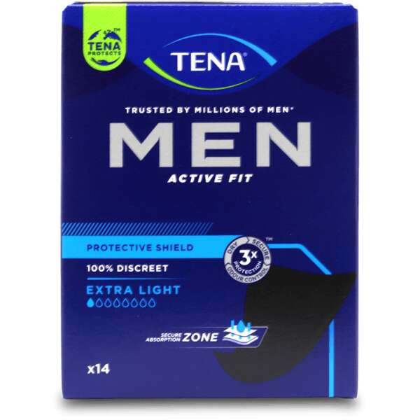 Tena Men Level 0 Protective Shield Pack of 14