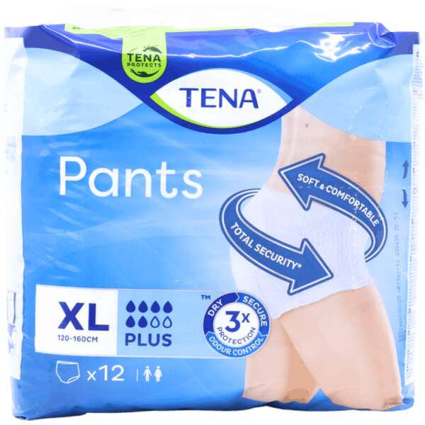 Tena Pants Protect+ Plus XL 12 Pack