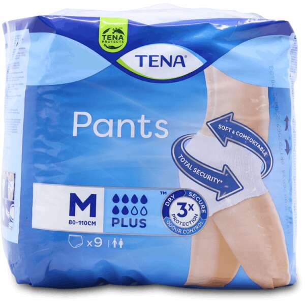 Tena Pants Plus Medium 9 pack