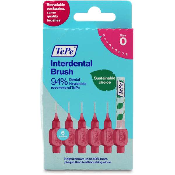 TePe Interdental Brushes 0.4mm 6 Pack