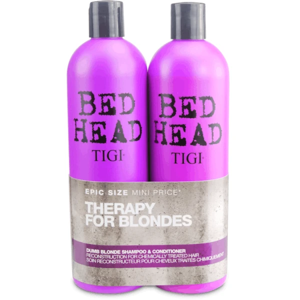 Tigi Bed Head Dumb Blonde Shampoo & Conditioner 750ml 2 Pack