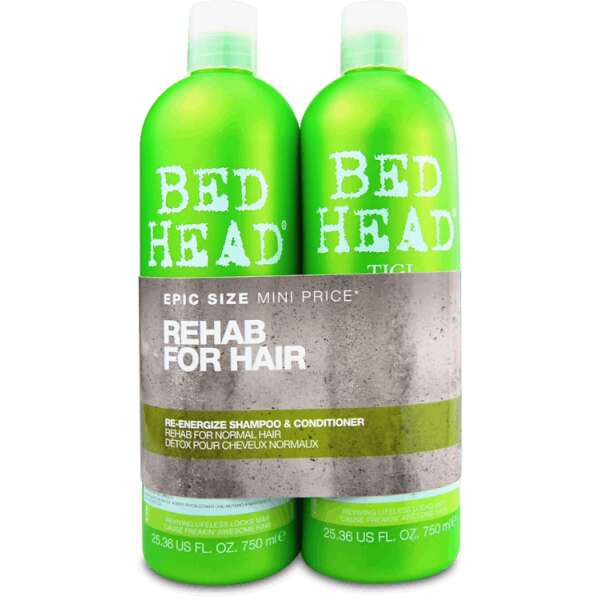 Tigi Bed Head Urban Antidotes Re Energize Shampoo & Conditioner 750ml 2 Pack