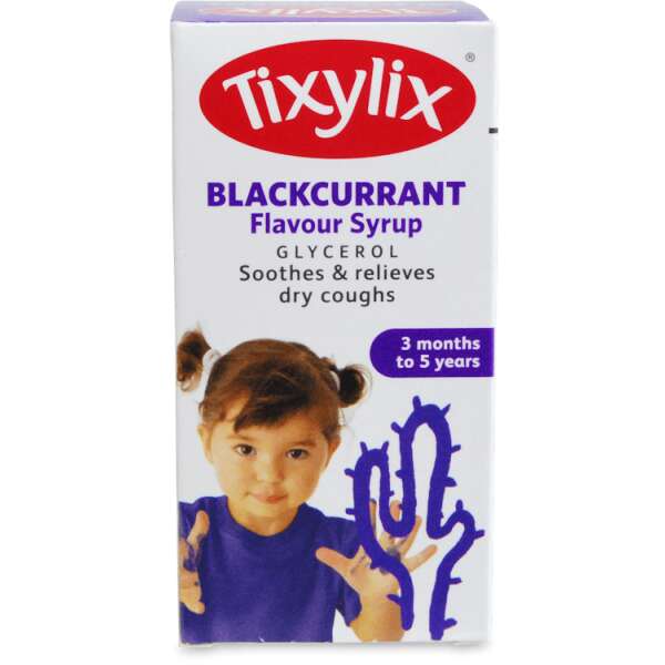 Tixylix Blackcurrant Flavour Syrup 100ml