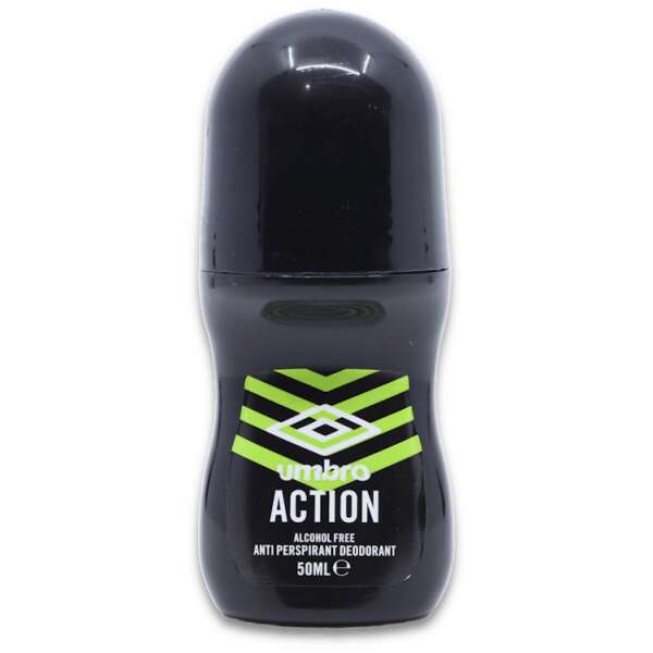 Umbro Action Roll on Anti Perspirant 50ml