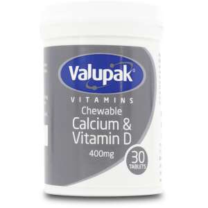 Valupak Calcium & Vitamin D 400mg 30 Tablets