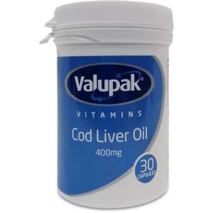 Valupak Cod Liver Oil 400mg 30 Capsules