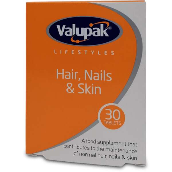 Valupak Hair, Nails & Skin 30 Tablets