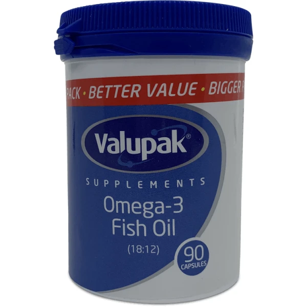 Valupak Omega-3 Fish Oil 90 Capsules