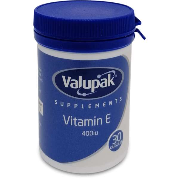 Valupak Vitamin E 400iu 30 Capsules