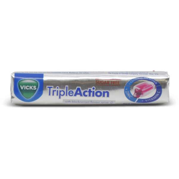 Vicks Triple Action With Blackcurrant Syrup Pack of 10