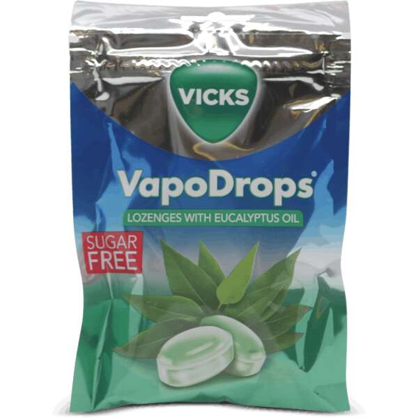 Vicks VapoDrops Lozenges With Eucalyptus Oil 72g